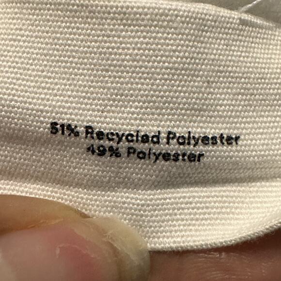 Summersalt Women M Dress Maxi Button Front Long Sleeve Roll Tab White READ - Picture 5 of 8